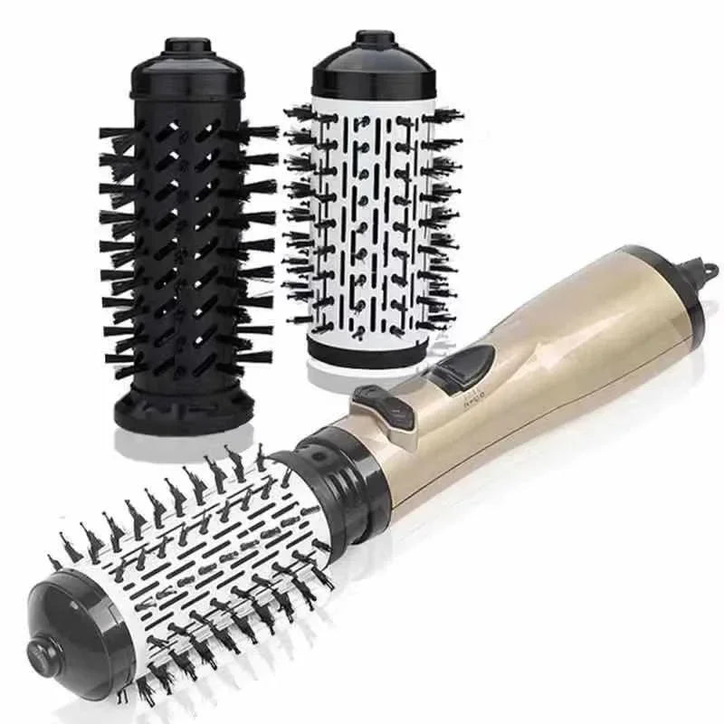 Roterende Föhn Styling Borstel 2-in-1 Volumizing Borstelset voor Droog & Krullend Haar | Sansoti