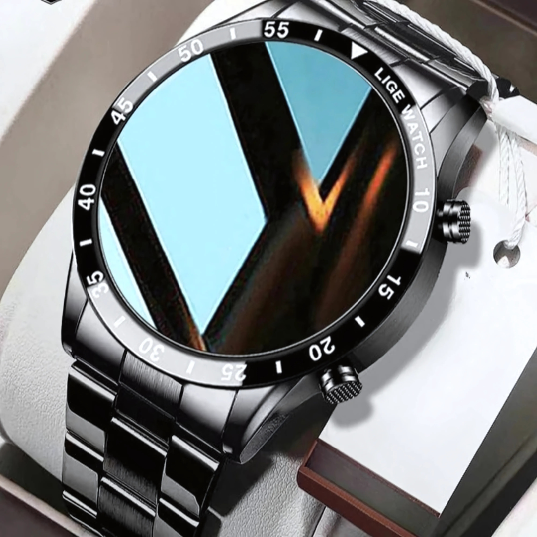 Smartwatch met AMOLED-Display en 4G Connectiviteit – Stijlvol Horloge met Gezondheidstracking | Sansoti