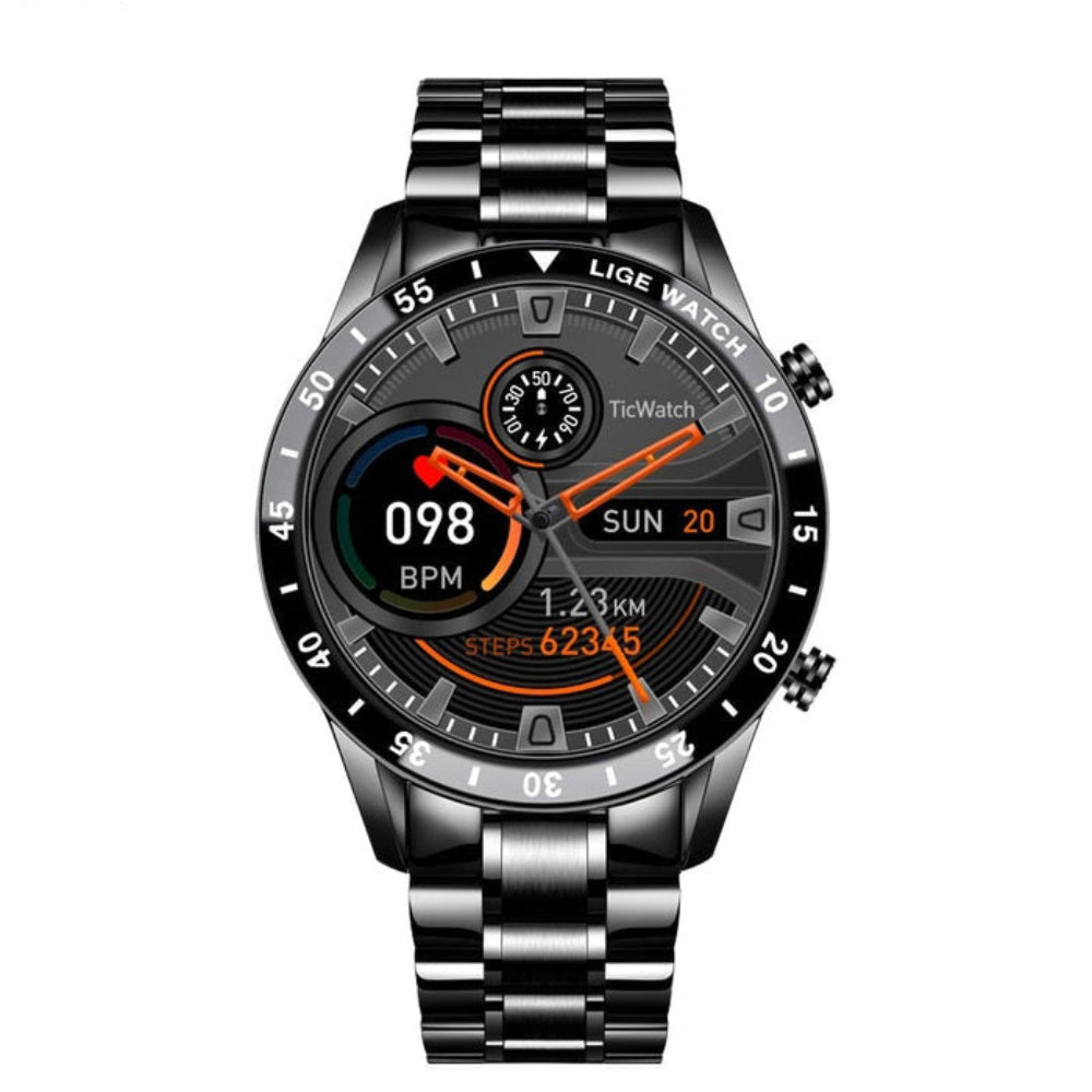 Smartwatch met AMOLED-Display en 4G Connectiviteit – Stijlvol Horloge met Gezondheidstracking | Sansoti