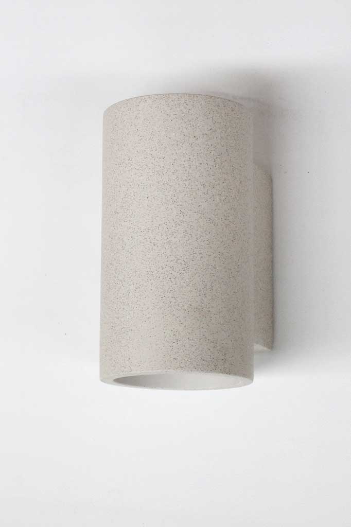 Outdoor Wall Lamp LED Concrete Look with Up/Down Lighting for Facade and Terrace | Sansoti