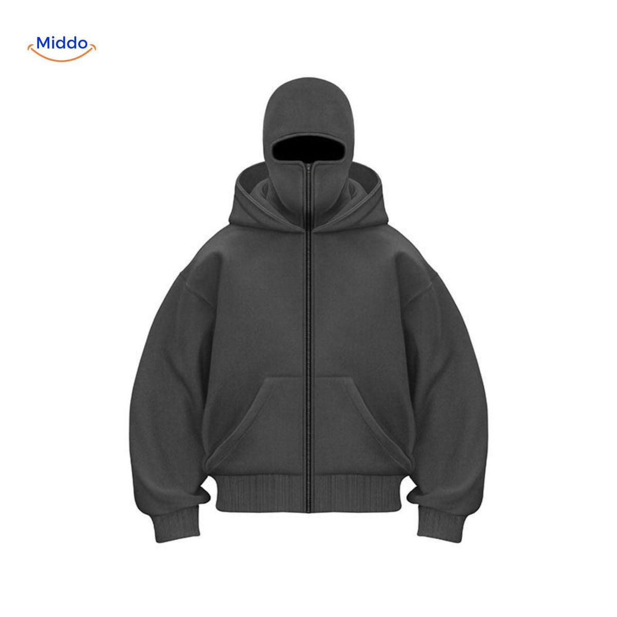 Katoenen Hoodie met Dubbele Capuchon Unisex Herfst Winter Streetwear Zachte Sweater Casual Comfortabel Outfit | Sansoti