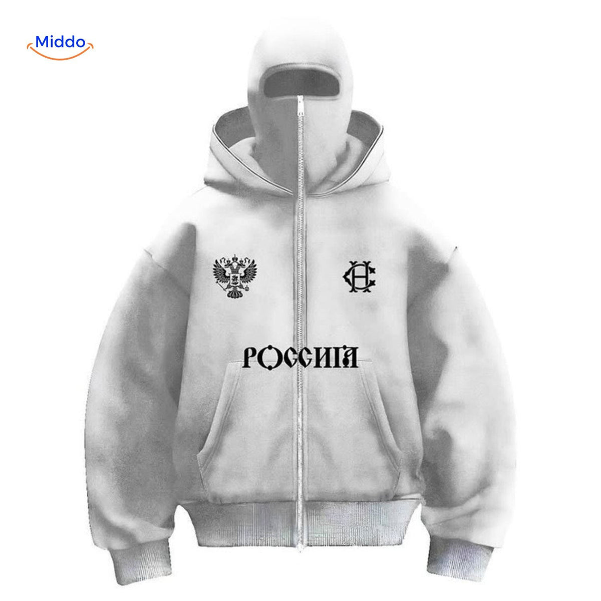 Katoenen Hoodie met Dubbele Capuchon Unisex Herfst Winter Streetwear Zachte Sweater Casual Comfortabel Outfit | Sansoti
