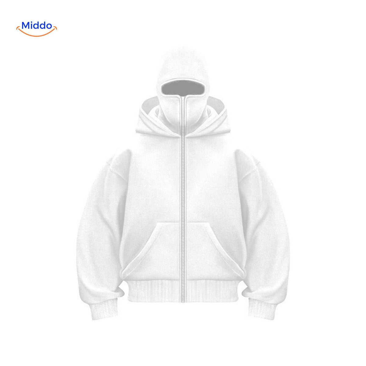 Katoenen Hoodie met Dubbele Capuchon Unisex Herfst Winter Streetwear Zachte Sweater Casual Comfortabel Outfit | Sansoti