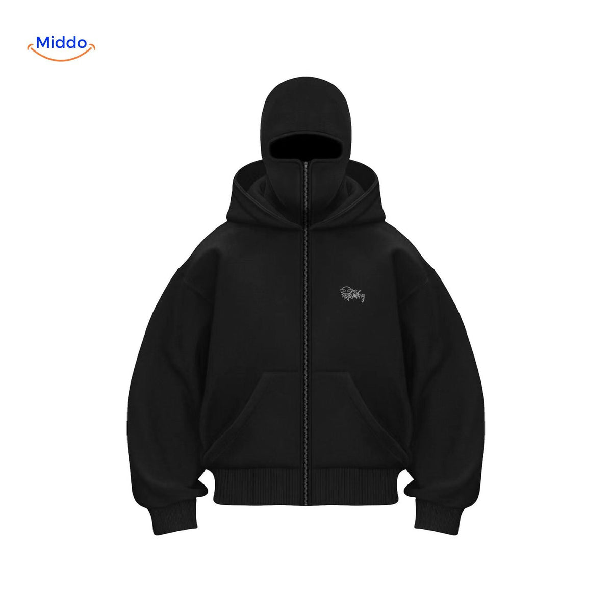 Katoenen Hoodie met Dubbele Capuchon Unisex Herfst Winter Streetwear Zachte Sweater Casual Comfortabel Outfit | Sansoti