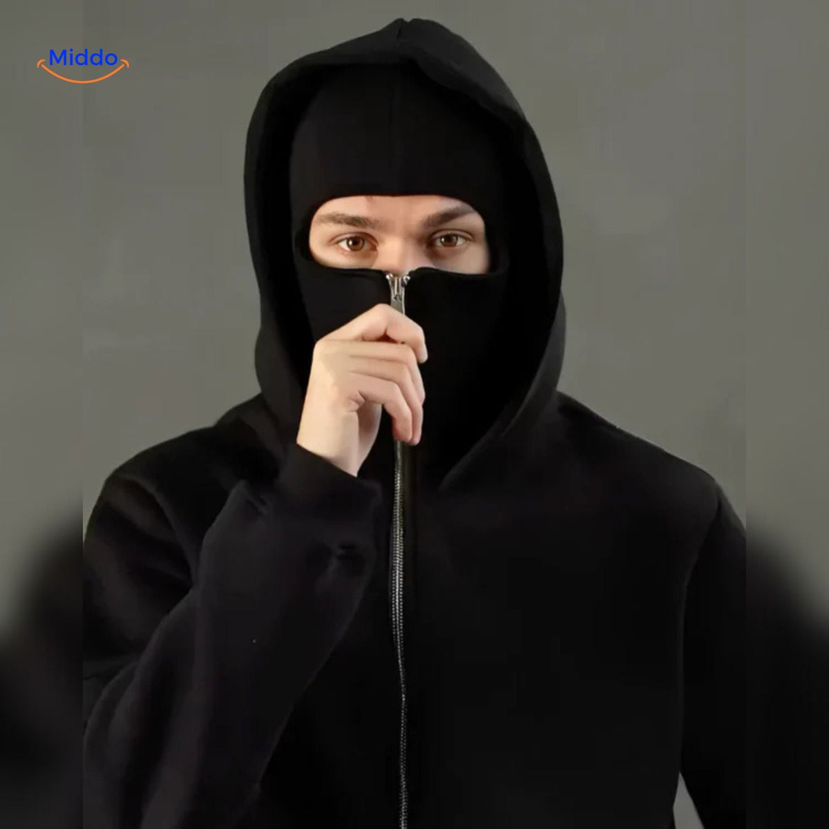 Katoenen Hoodie met Dubbele Capuchon Unisex Herfst Winter Streetwear Zachte Sweater Casual Comfortabel Outfit | Sansoti