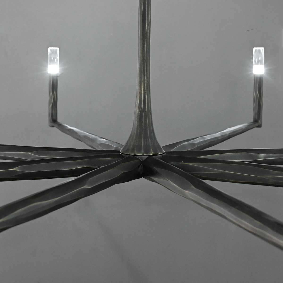 Ronde Smeedijzeren Kroonluchter 36-72 inch Messing Brons Tin Eetkamer Woonkamer Sfeerlicht Hanglamp Nostalgisch | Sansoti