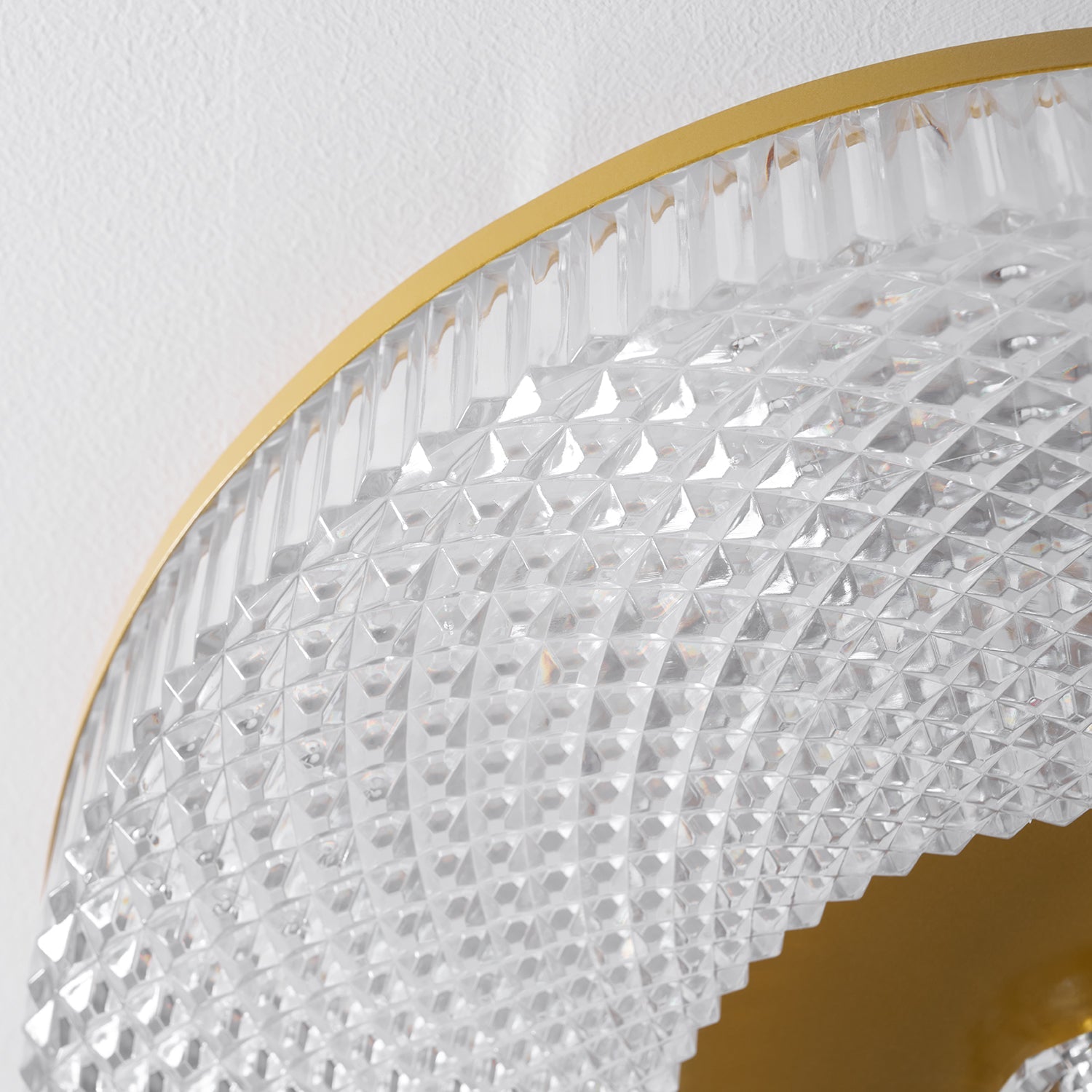 LED Plafondlamp Rond IJzer Acryl Dimbaar 3000K 4000K 6000K Zwart Wit Goud | Sansoti