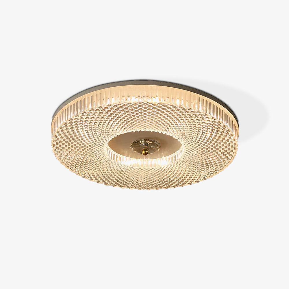 LED Plafondlamp Rond IJzer Acryl Dimbaar 3000K 4000K 6000K Zwart Wit Goud | Sansoti
