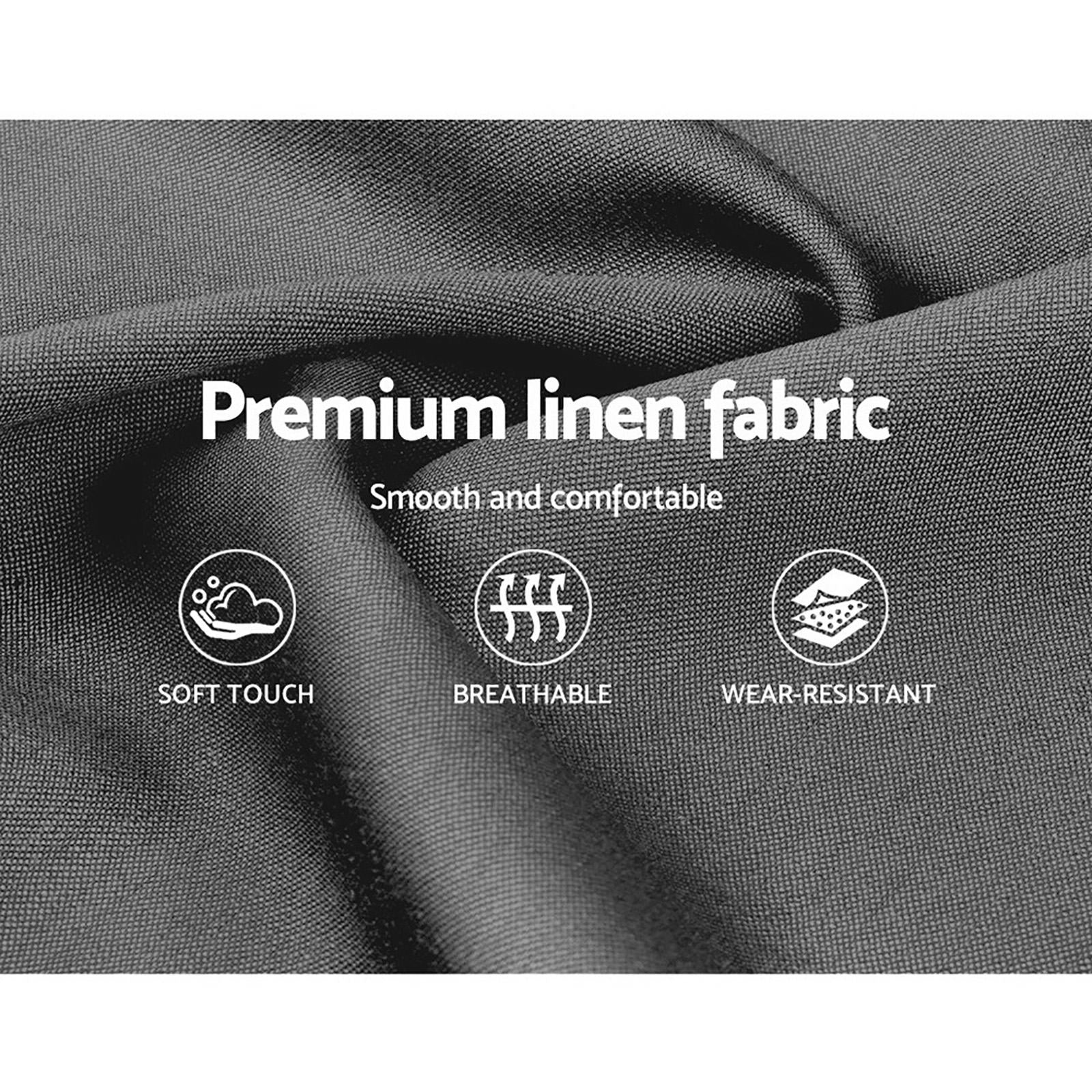 Cadre de lit double avec rangement à vérin à gaz et tête de lit LED – Tissu gris 140x190 cm | Restfield