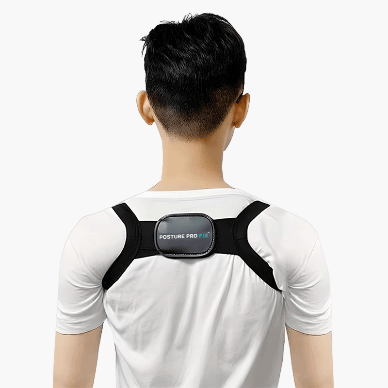 Houdingscorrector Rugsteun Verstelbaar Zwart Wit Ergonomisch Rugbrace Schoudersteun Pijnverlichting Dagelijks Gebruik Sport | Sansoti