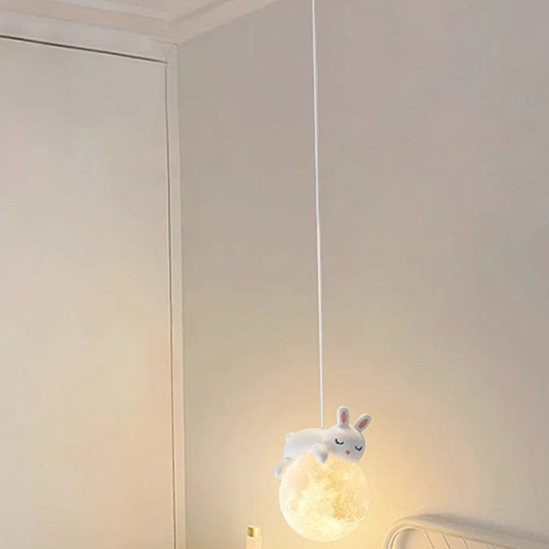 Scandinavisch Dierenlampje met Cartoon Design – Minimalistische Kinderkamer Hanglamp met E9 Fitting | Sansoti