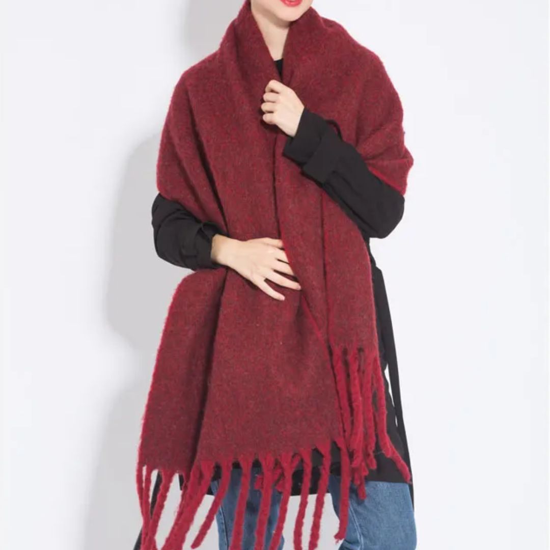 Kaschmirschal 240cm, weicher Winterschal für Damen und Herren, warmes Accessoire, Halstuch zum Wickeln für Herbst und Winter | Sansoti