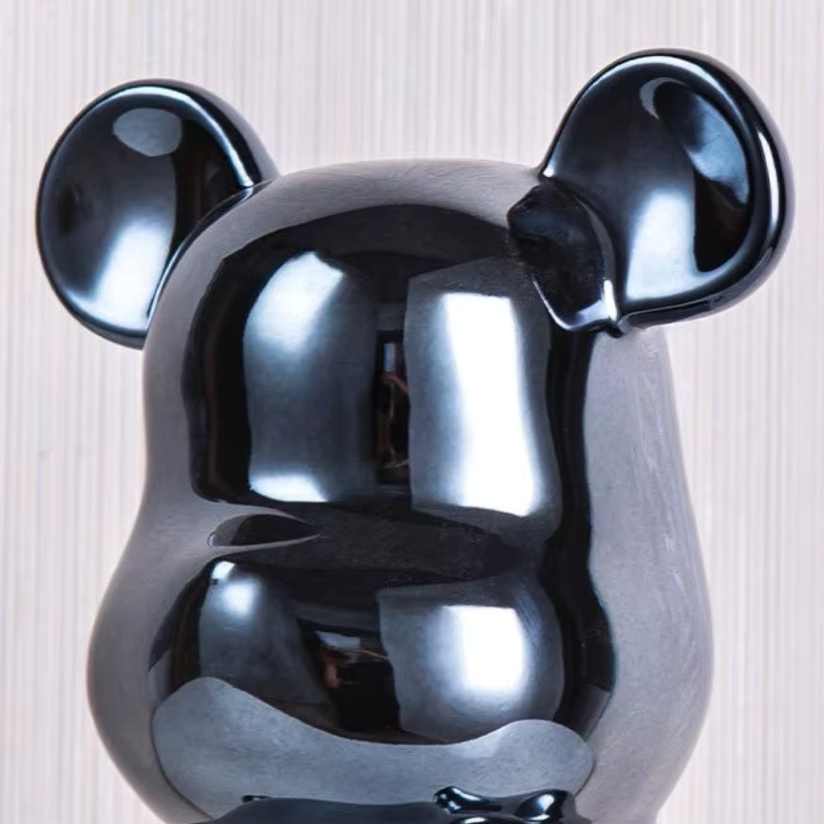 Bärenskulptur aus Kunstharz, 28 cm, modernes abstraktes Wohnaccessoire, dekoratives Objekt für Wohnzimmer und Interieur | Sansoti
