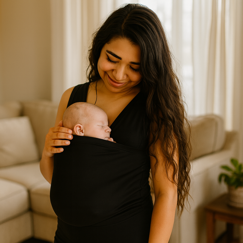 Draagshirt Baby Elastisch Kangoeroe Ouders Pasgeboren Huidcontact Nieuw | Sansoti