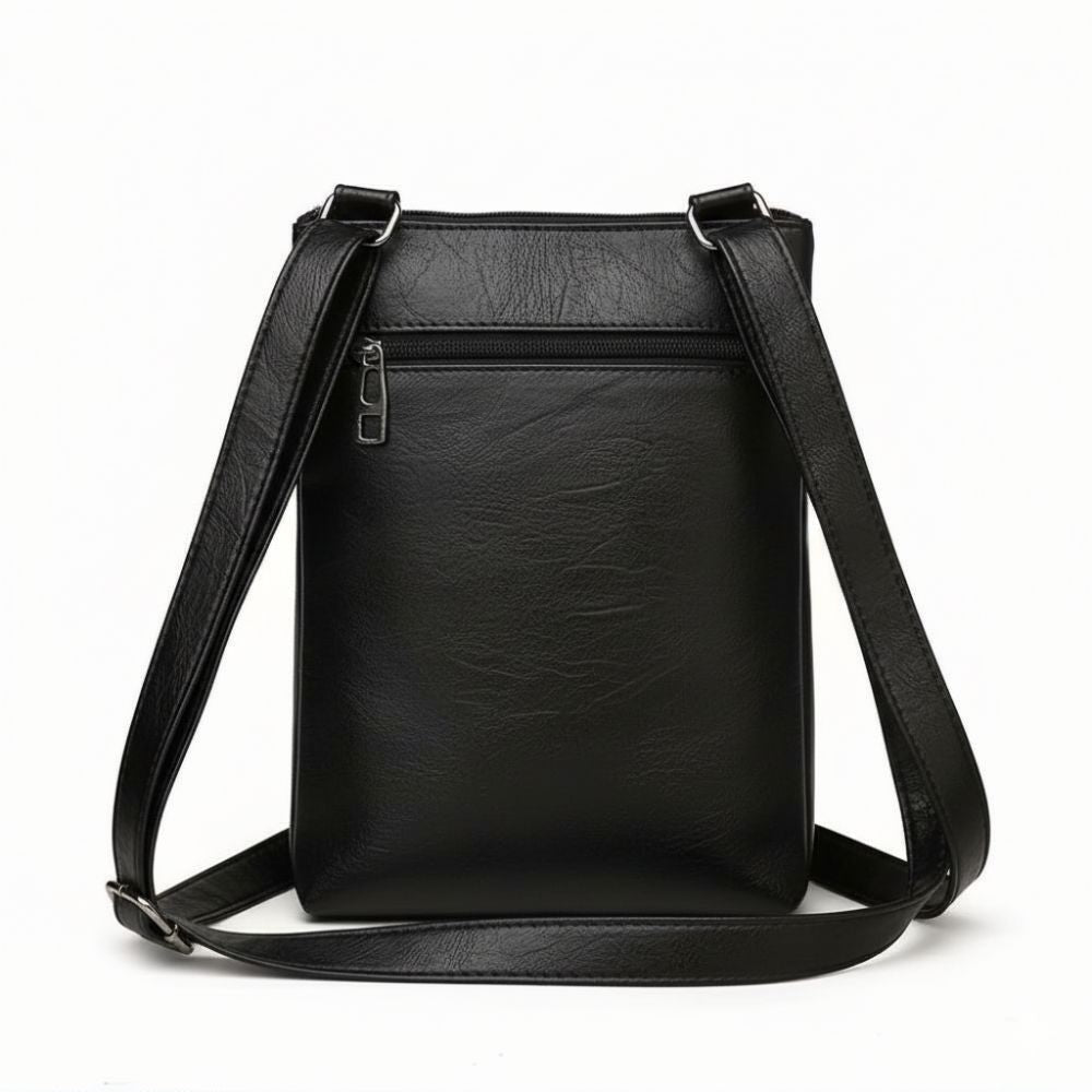 Vintage Schoudertas Retro Crossbody Kunstleer Dames Compacte Handtas Verstelbare Riem Casual Stijl Dagelijks | Sansoti