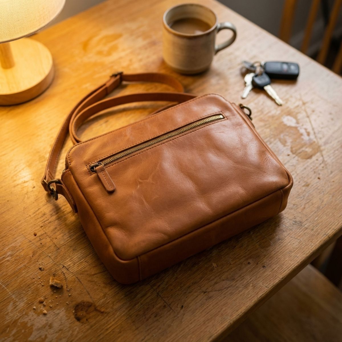Leren Schoudertas met Geïntegreerde Portemonnee 9 Kaartvakken Compact Dagelijks Gebruik Dames Crossbody | Sansoti
