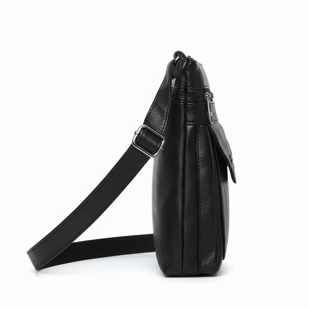 Vintage Schoudertas Retro Crossbody Kunstleer Dames Compacte Handtas Verstelbare Riem Casual Stijl Dagelijks | Sansoti
