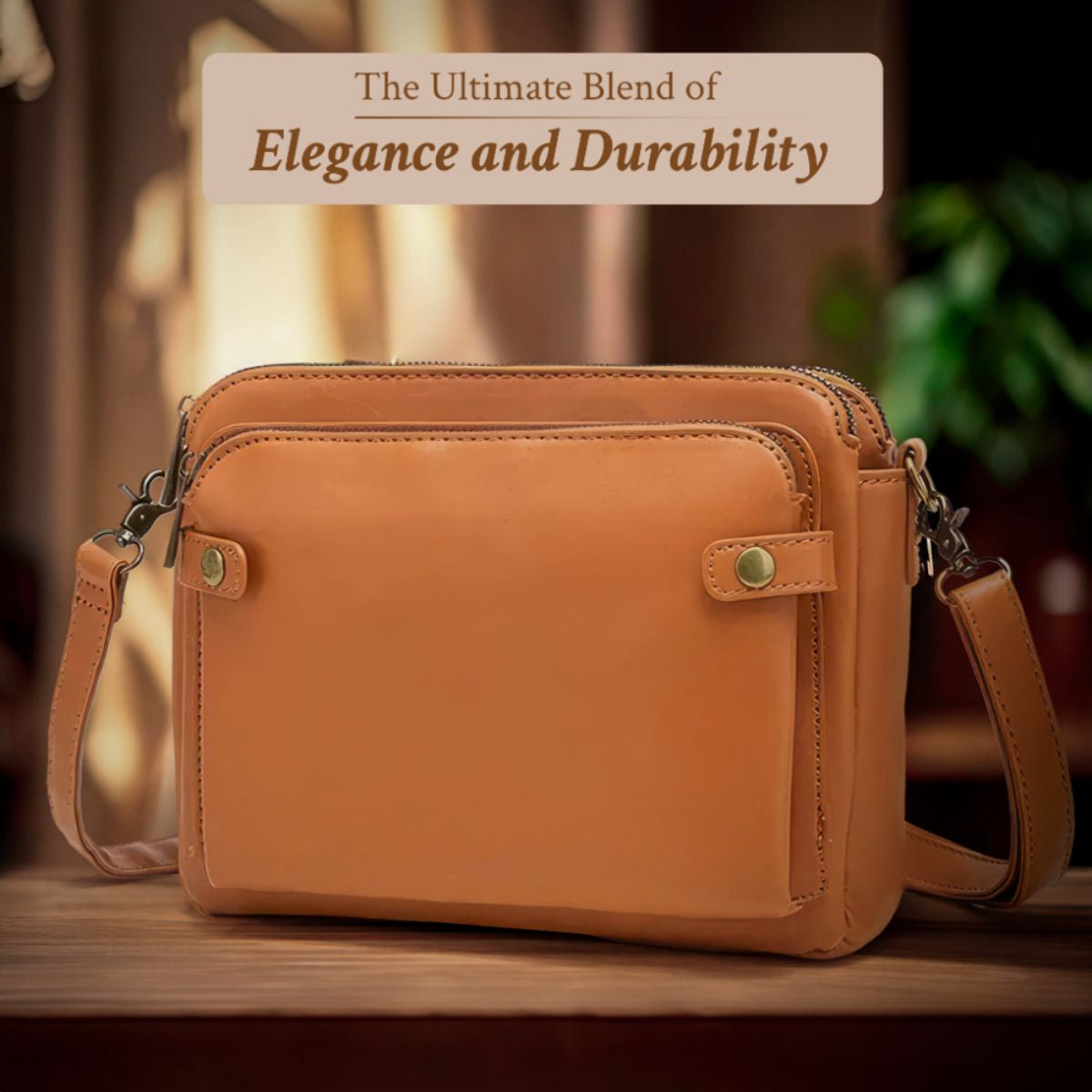 Leren Schoudertas met Geïntegreerde Portemonnee 9 Kaartvakken Compact Dagelijks Gebruik Dames Crossbody | Sansoti