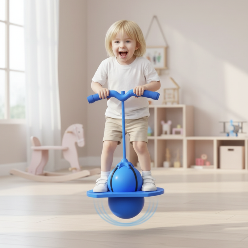 Springbal met Antislip Platform voor Kinderen Balancetraining Coördinatie Motorische Ontwikkeling Indoor | Sansoti