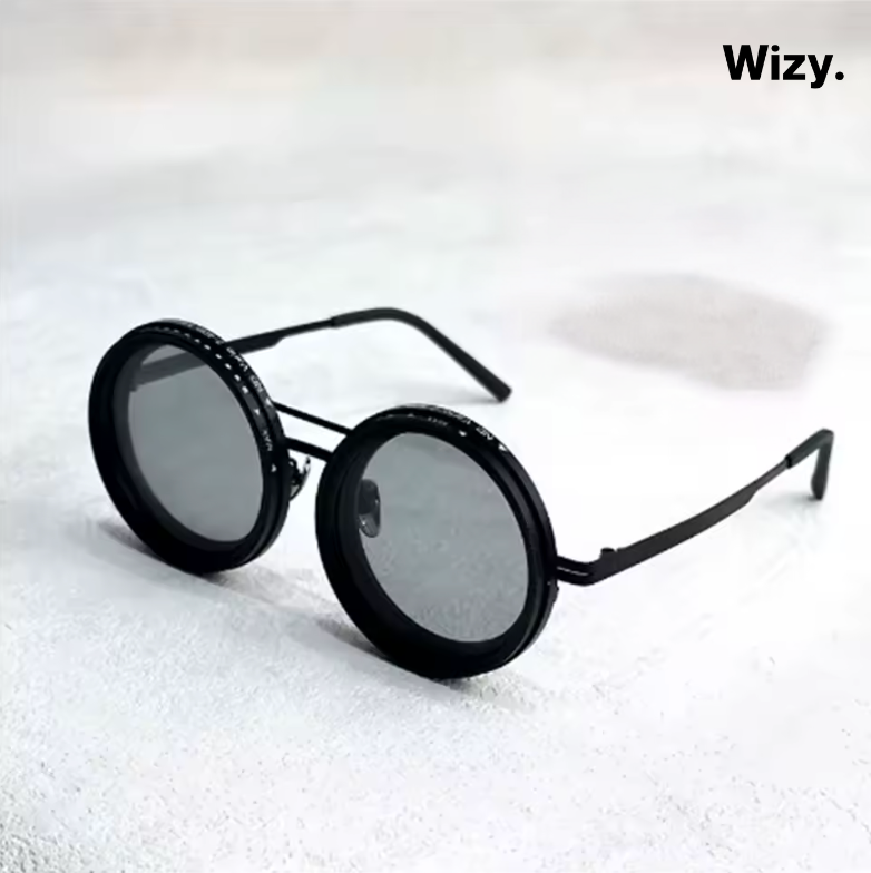 Zonnebril met Donkere Glazen UV400 Bescherming Zwart Retro Goud Zilver Fashion | Sansoti