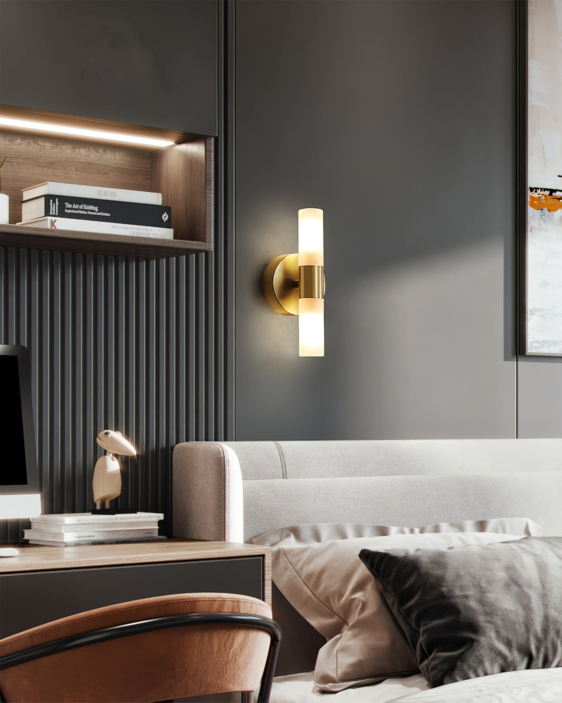 Wandlamp met G9-fitting en acryl kap – moderne binnenverlichting in design A, B of C | Sansoti