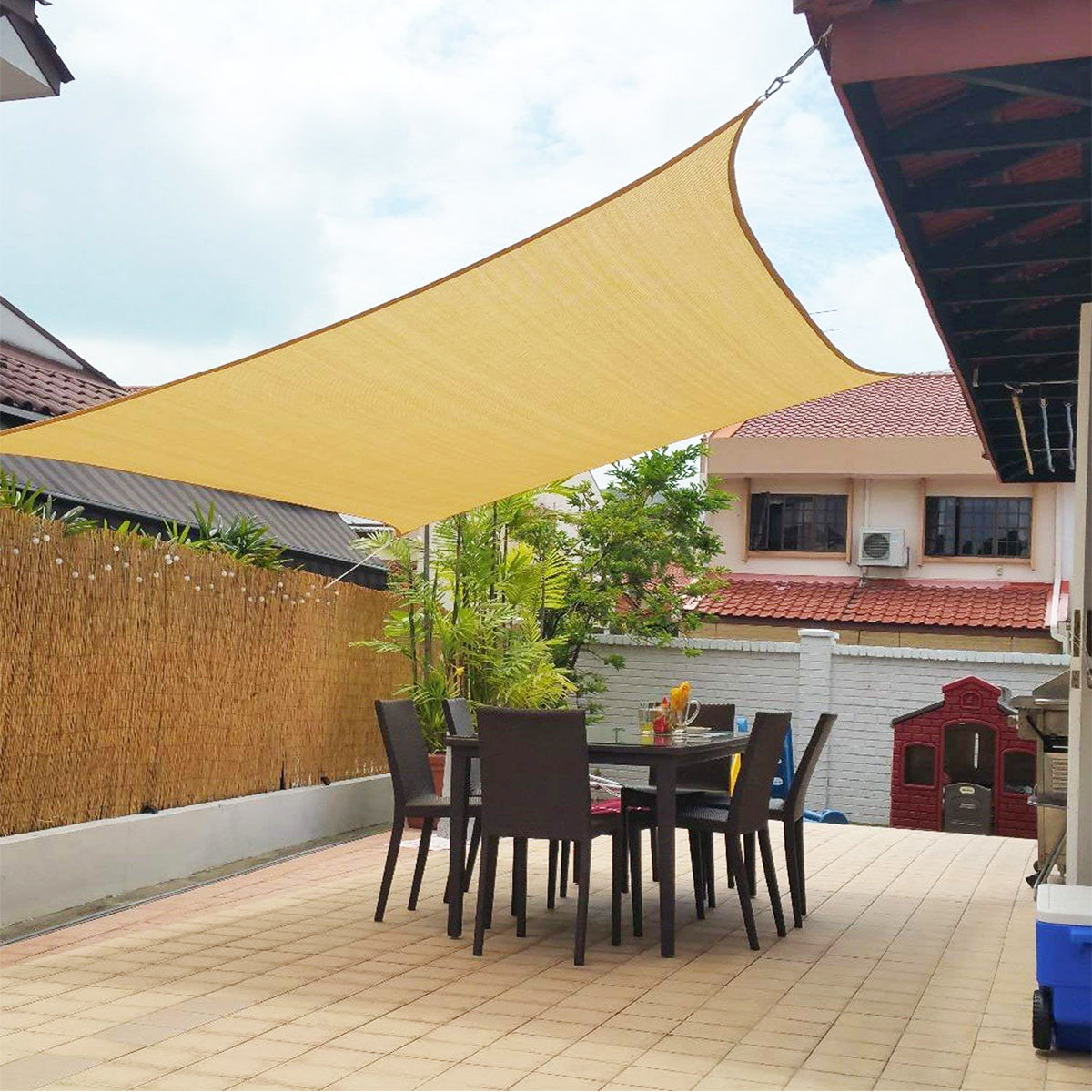 Sonnensegel Sonnenschutz Garten Terrasse Balkon UV-Schutz Wasserabweisend Mehrere Größen 5 Jahre Garantie | Restfield