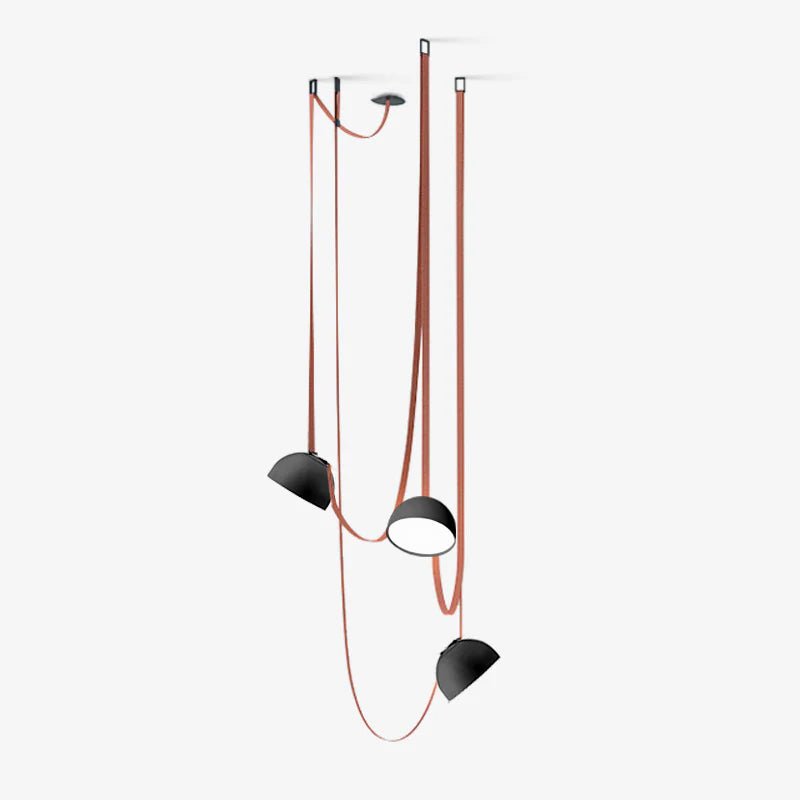 Pendant Light with Adjustable Canvas Straps and 360° Light Distribution for an Atmospheric Living Room and Dining Room | Sansoti