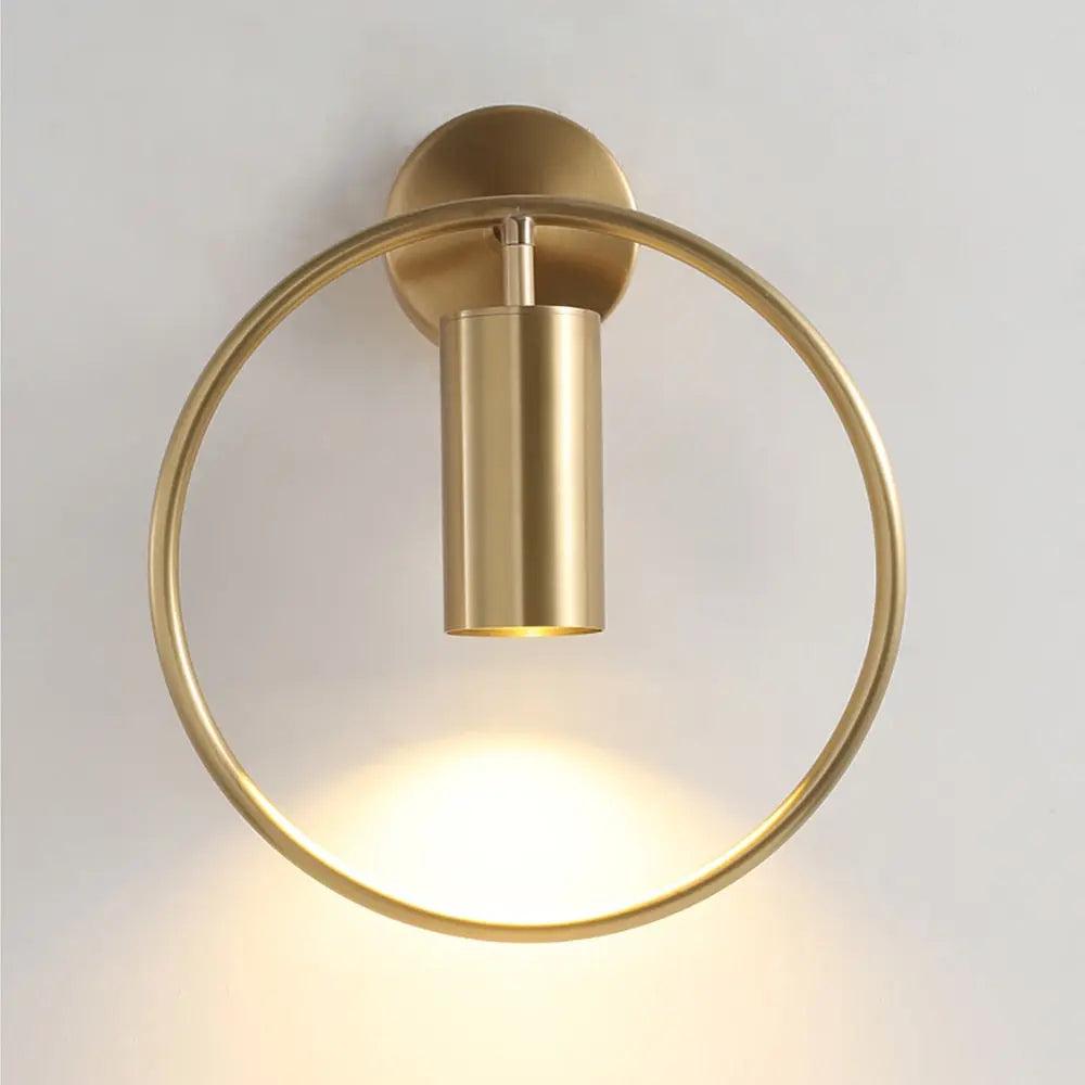 Moderne Wandlamp met Verstelbare Lampenkap – Zwart & Goud | Sansoti