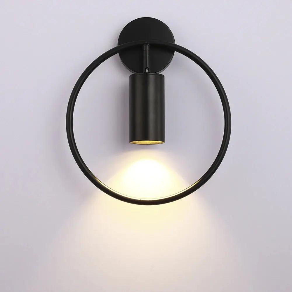 Moderne Wandlamp met Verstelbare Lampenkap – Zwart & Goud | Sansoti