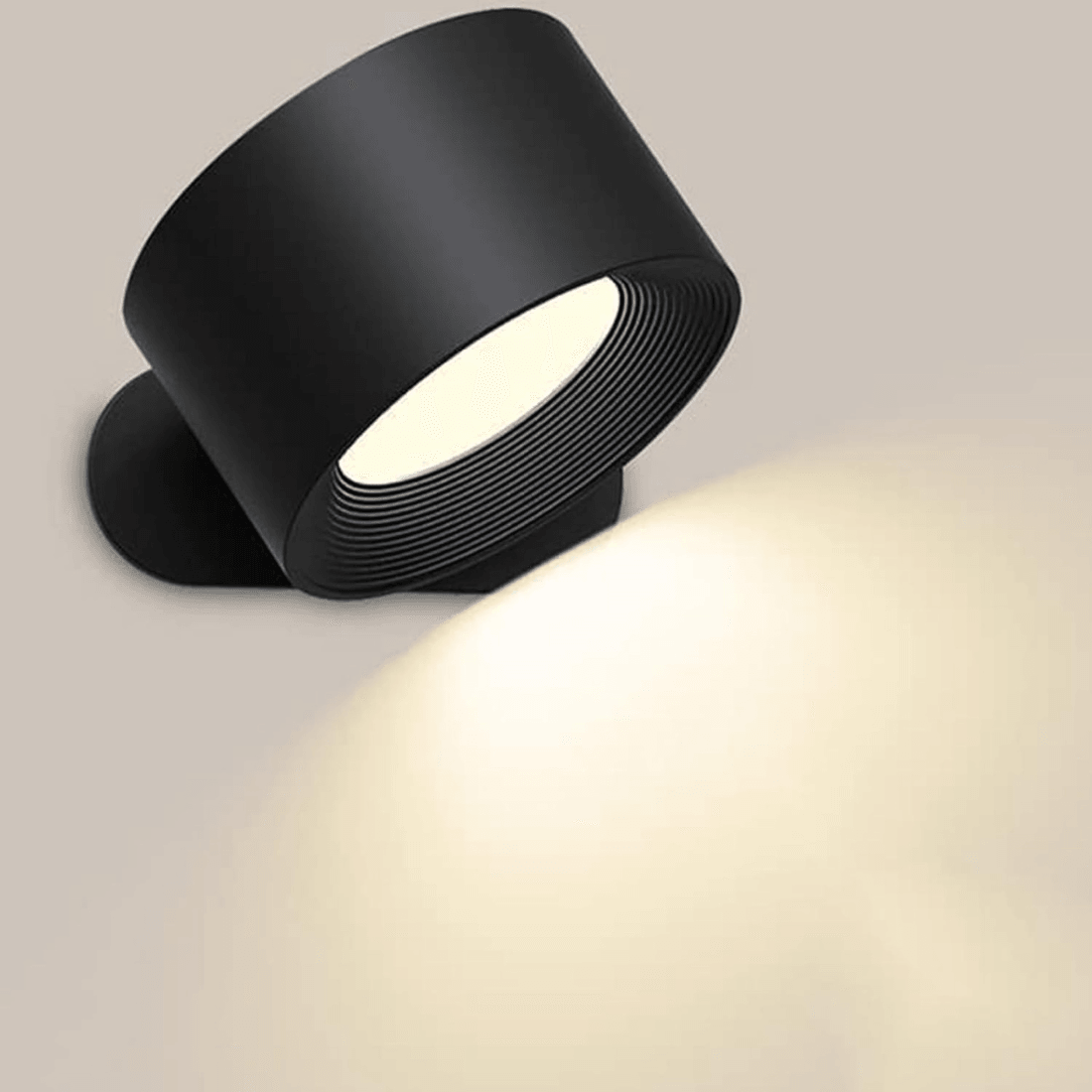 Draadloze Wandlamp Verstelbaar 360° LED Oplaadbaar USB Leeslamp Slaapkamer Woonkamer Hal Batterij Dimbaar | Sansoti