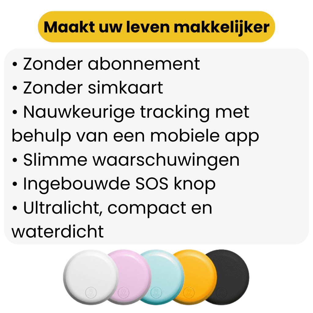 GPS-tracker voor fietsen zonder abonnement met live locatie en lange accuduur | Sansoti