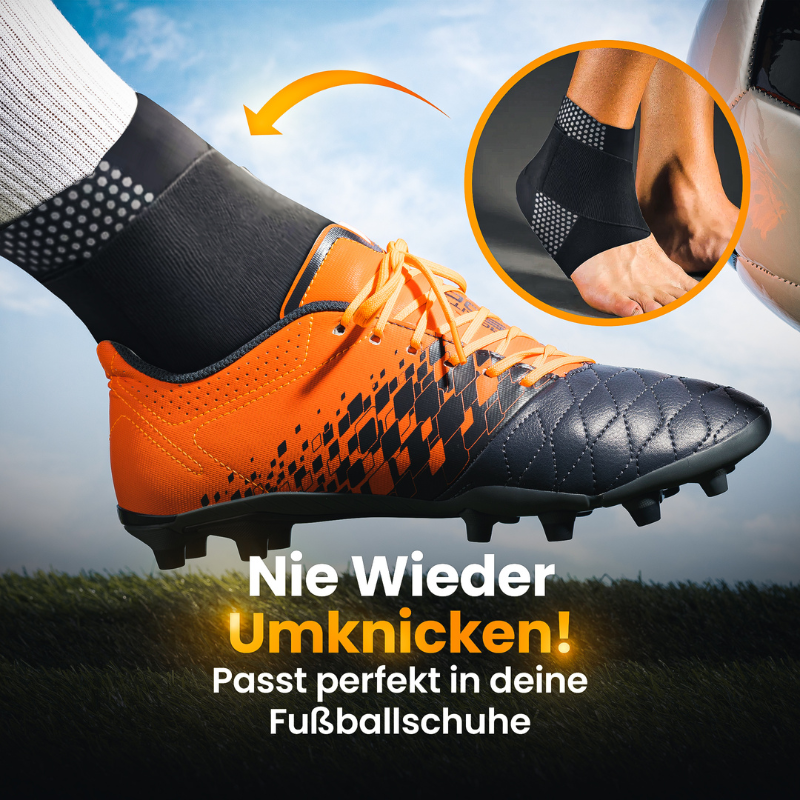 Enkelbrace met Beschermende Bandage voor Voetballers en Sporters | Optimale Steun bij Intensief Bewegen | Sansoti