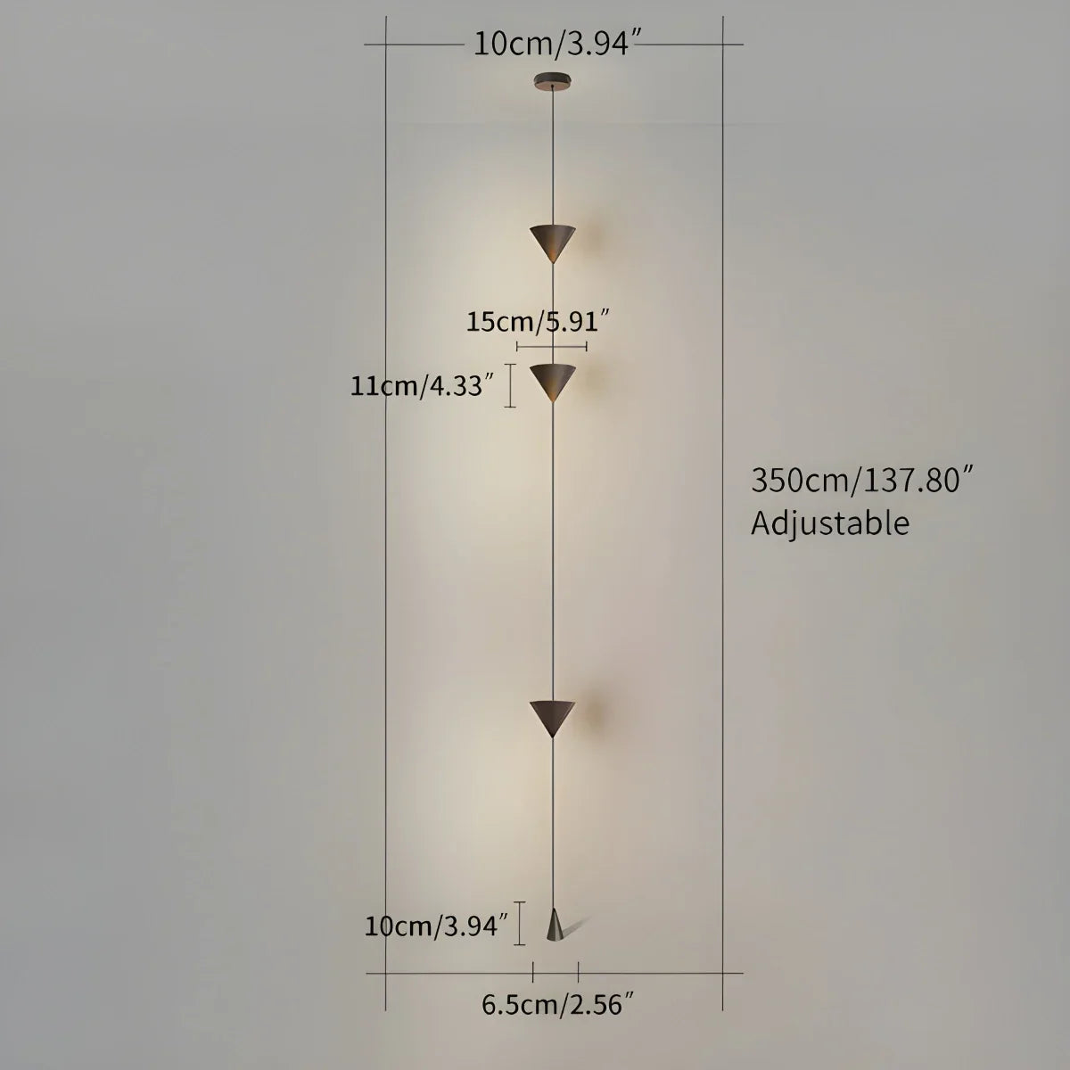 Vloer Tot Plafond Lamp LED 3,5 Meter Verstelbaar Woonkamer Slaapkamer Minimalistische Staande Designlamp Accentverlichting Thuiskantoor | Sansoti