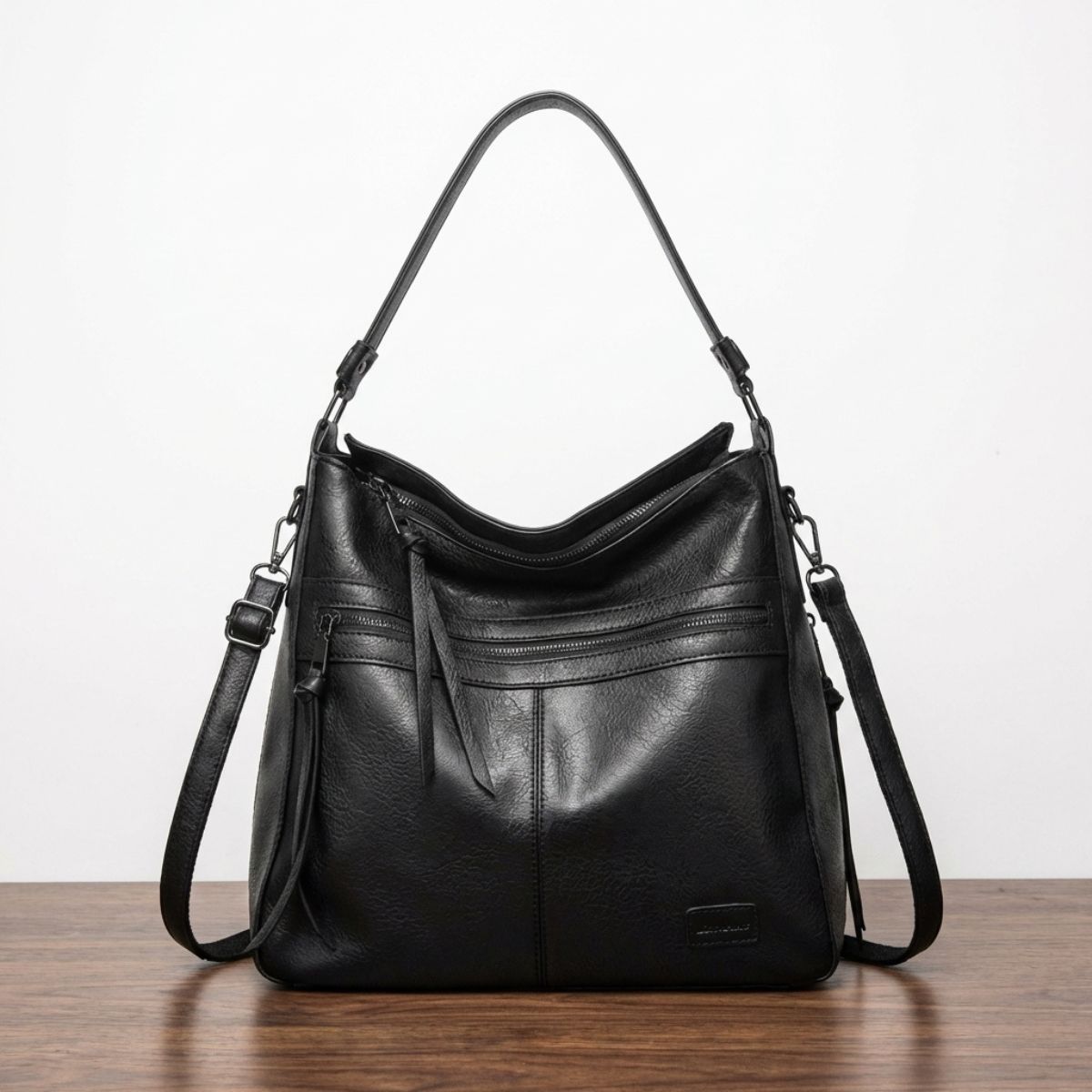 Leren Schoudertas met Verstelbare Riem Dames Premium Flap Crossbody Handtas voor Dagelijks Gebruik en Uitgaan | Sansoti