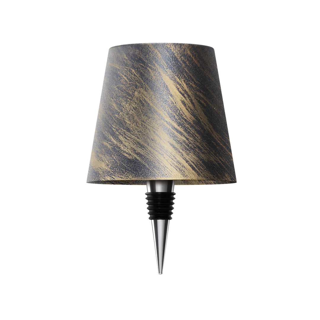 Draadloze Dimbare LED Flessenlamp Modern Design Oplaadbaar USB-C Wit Zwart Bruin Goud | Sansoti