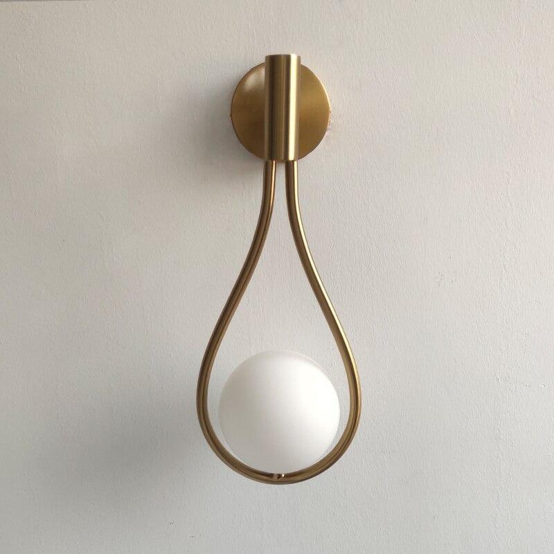 Moderne Wandlamp met Scandinavische Uitstraling - Zwart & Goud - Sfeervol Licht voor Elke Ruimte | Sansoti