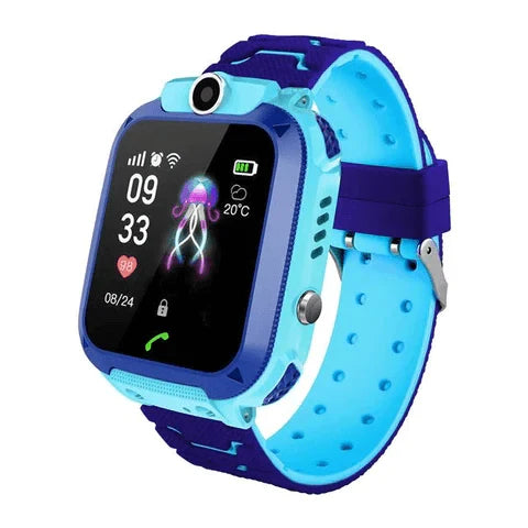 Kinder Smartwatch met GPS Tracking en Noodknop – Waterdicht en Schoolmodus | Sansoti