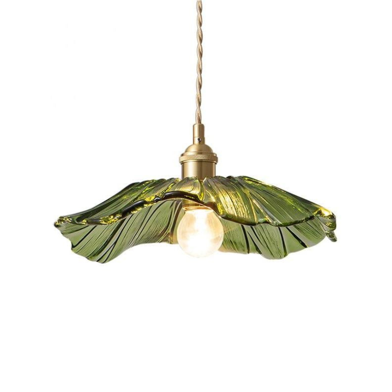 Pendant Lamp Flower Design with Glass Shade for Dining Room and Bedroom | Sansoti