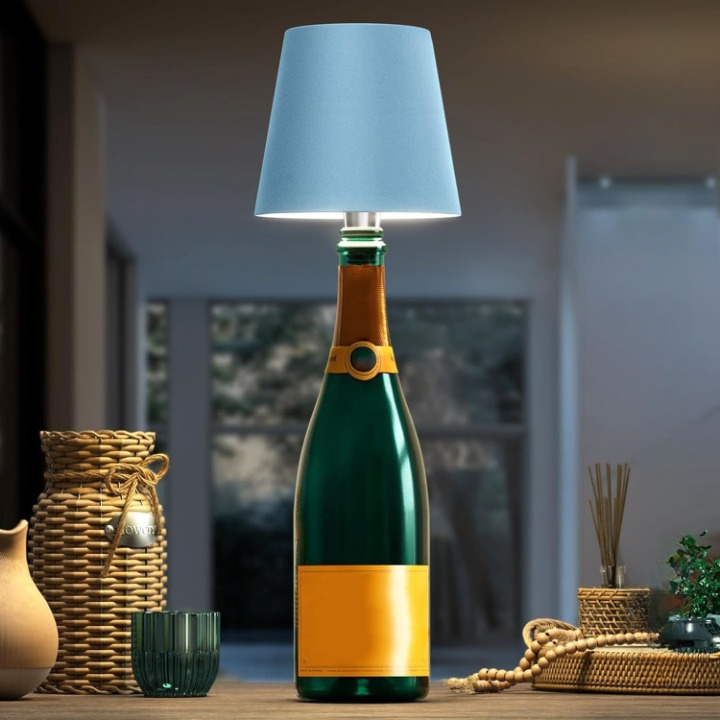 Draadloze Tafellamp met Touch Bediening Dimbaar USB Oplaadbaar Sfeerverlichting Nachtlampje voor Binnen en Buiten | Sansoti