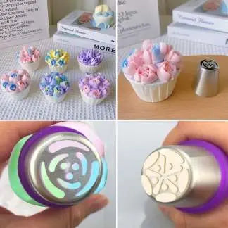 Bloem Spuitmonden Set Edelstaal voor Taartdecoratie Crème Bladpatronen Professionele Bakgereedschap Slagroomspuitzakken Decoratietools Gebak Versiering Fijne Details | Sansoti