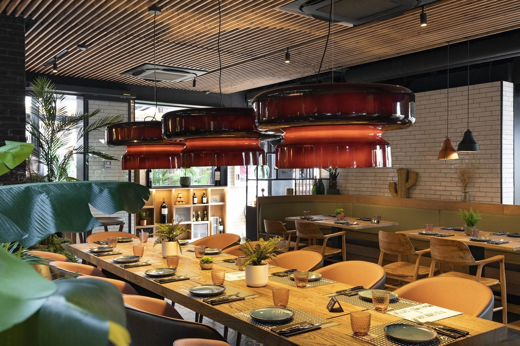 Hanglamp Glas Metaal LED Retro Bruin Eettafel Woonkamer Verstelbaar Snoer Design Verlichting Modern Interieur | Sansoti