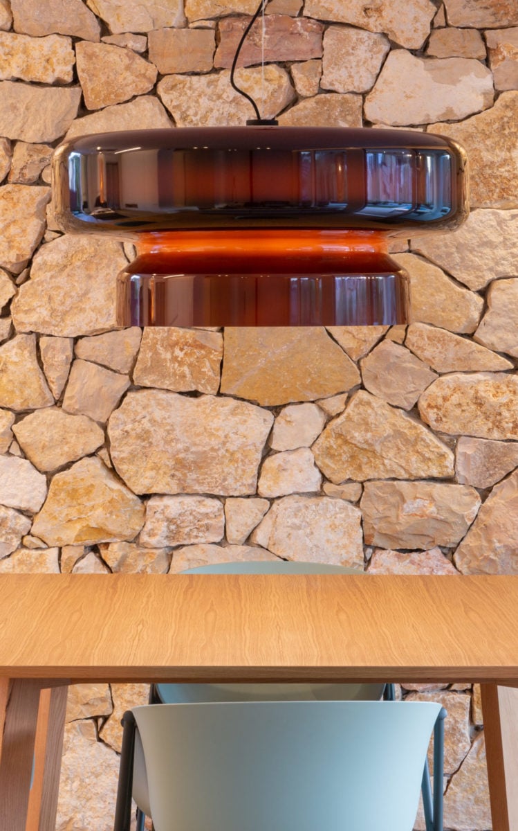 Hanglamp Glas Metaal LED Retro Bruin Eettafel Woonkamer Verstelbaar Snoer Design Verlichting Modern Interieur | Sansoti