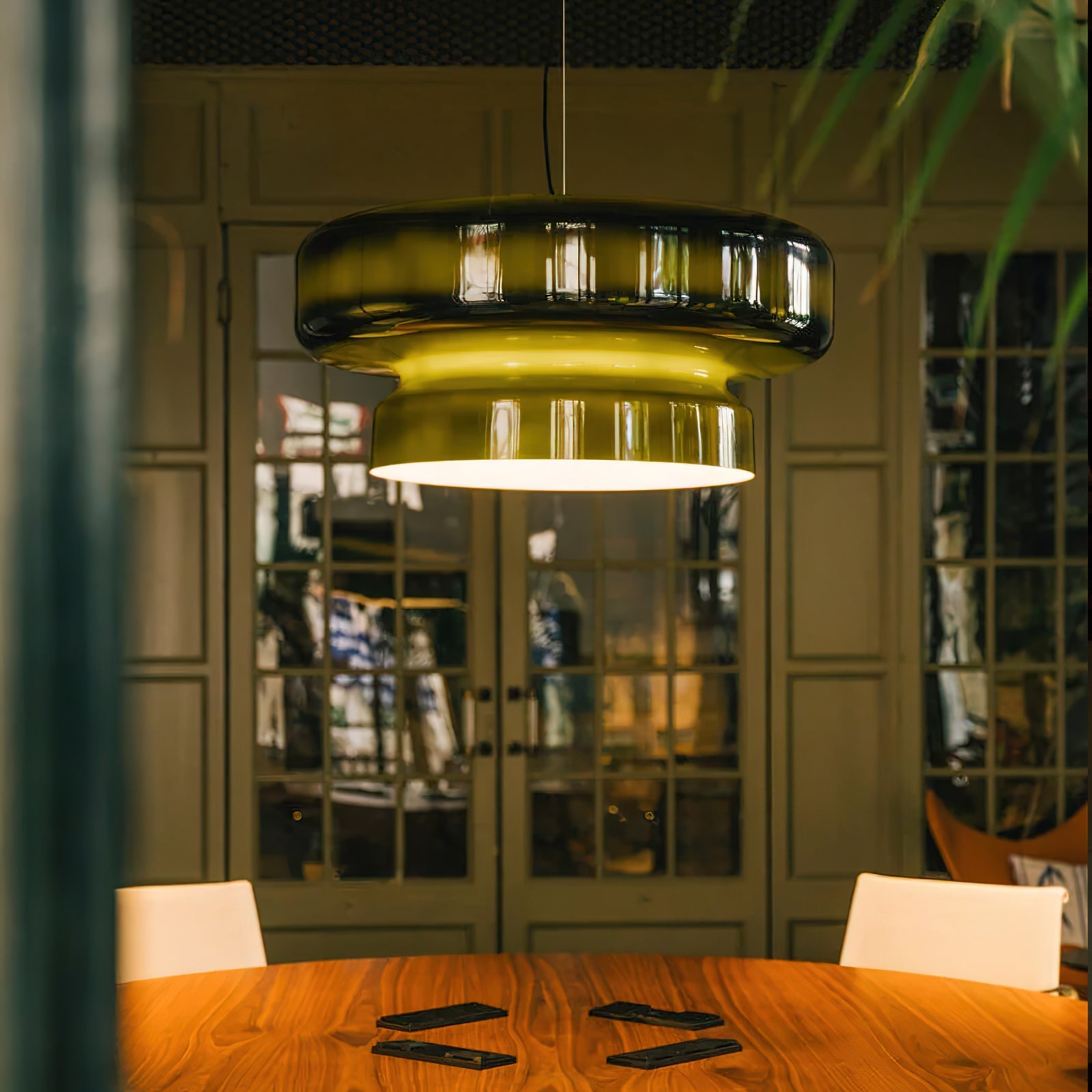 Hanglamp Glas Metaal LED Retro Bruin Eettafel Woonkamer Verstelbaar Snoer Design Verlichting Modern Interieur | Sansoti