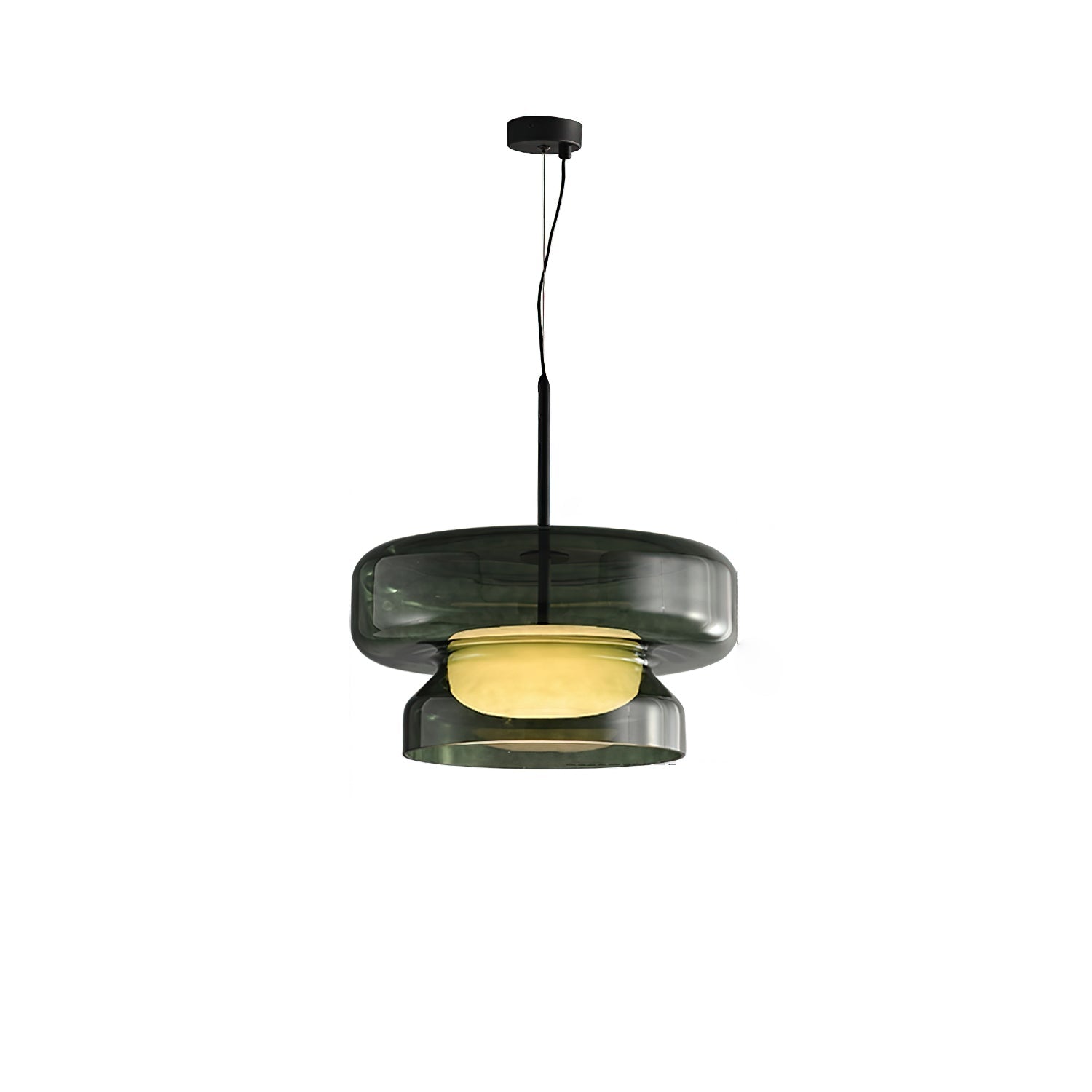 Hanglamp Glas Metaal LED Retro Bruin Eettafel Woonkamer Verstelbaar Snoer Design Verlichting Modern Interieur | Sansoti