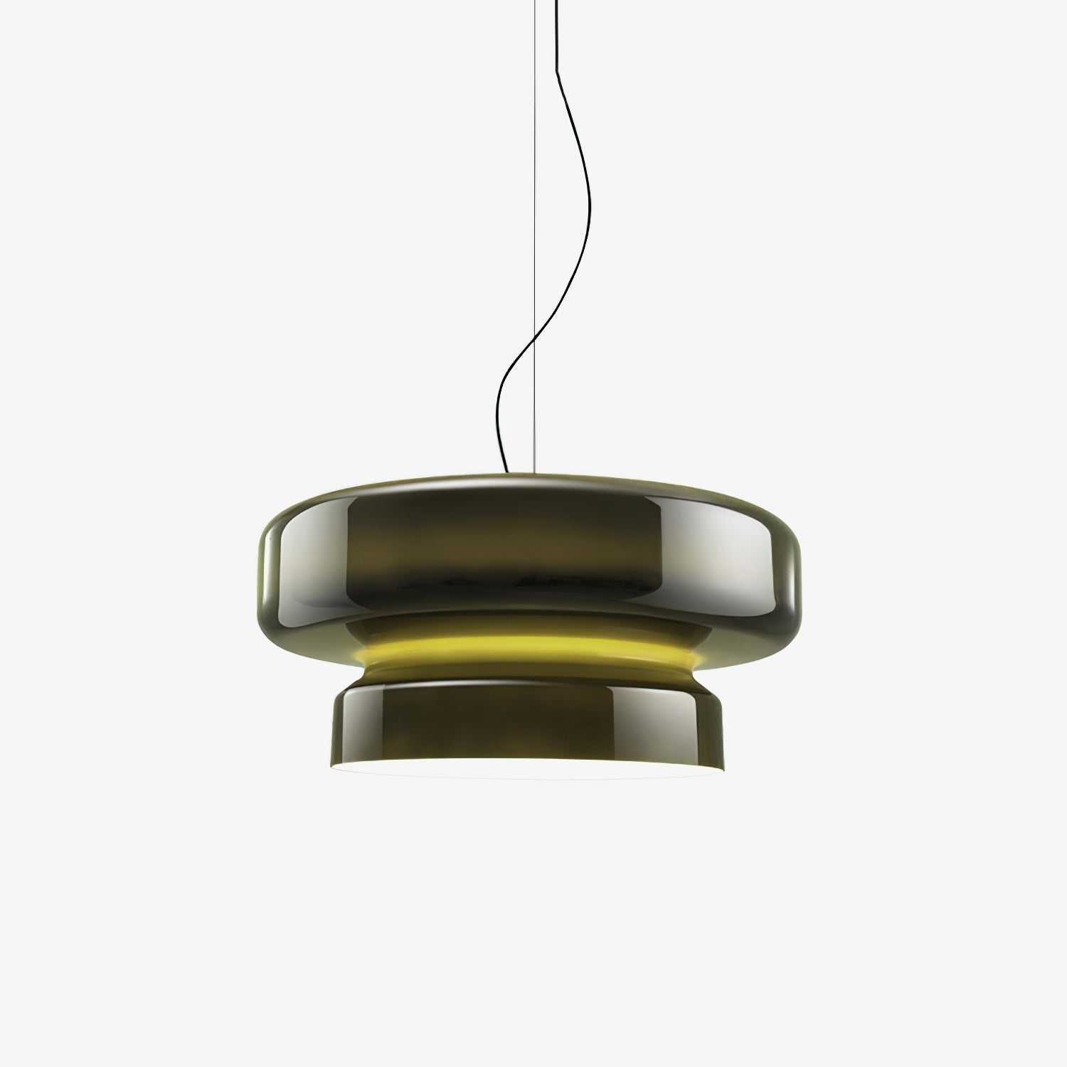 Hanglamp Glas Metaal LED Retro Bruin Eettafel Woonkamer Verstelbaar Snoer Design Verlichting Modern Interieur | Sansoti