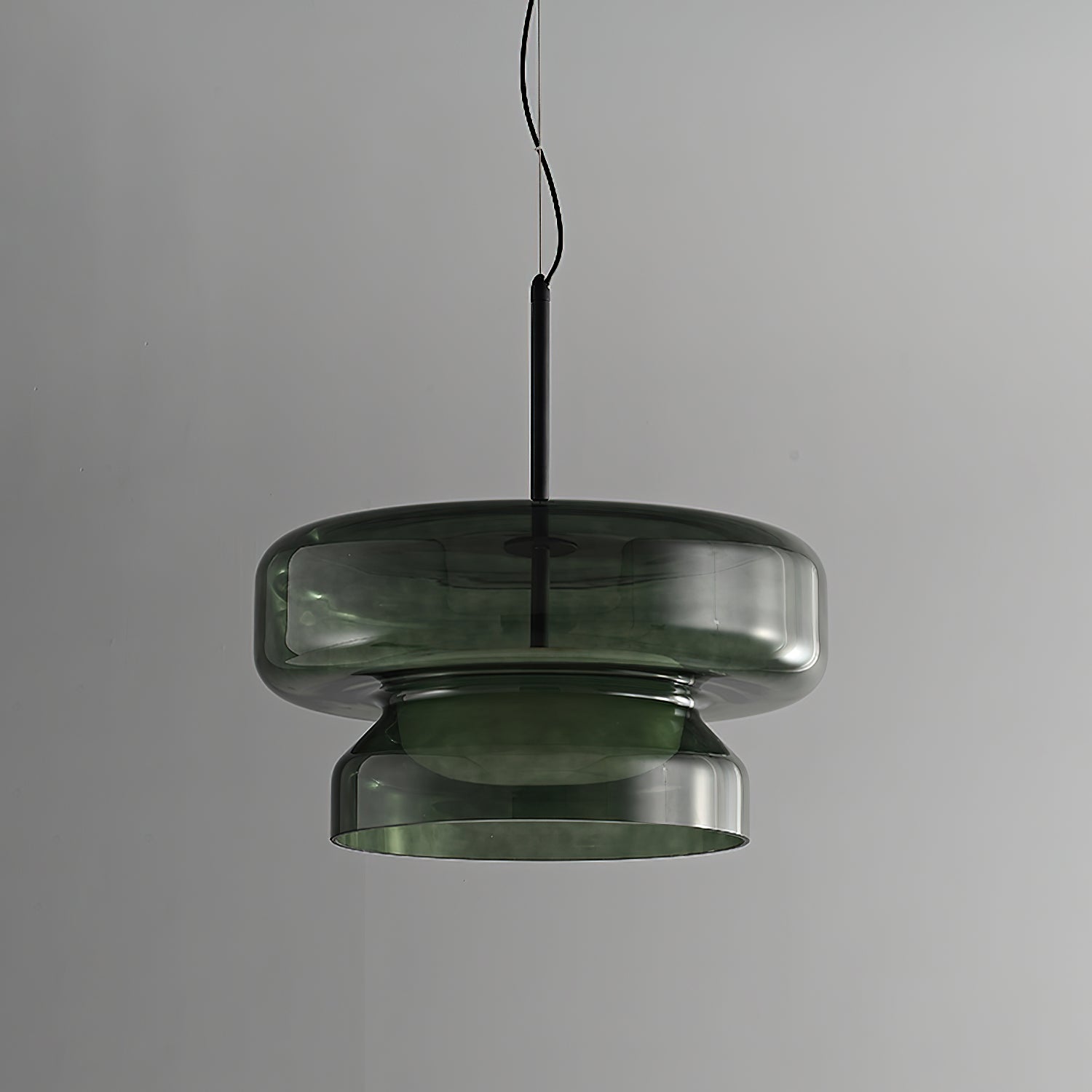 Hanglamp Glas Metaal LED Retro Bruin Eettafel Woonkamer Verstelbaar Snoer Design Verlichting Modern Interieur | Sansoti