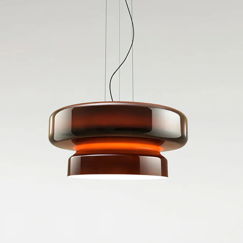 Suspension Verre Chrome Ambre Vert Violet E27 Boule Moderne Salon Chambre Salle à Manger | Restfield