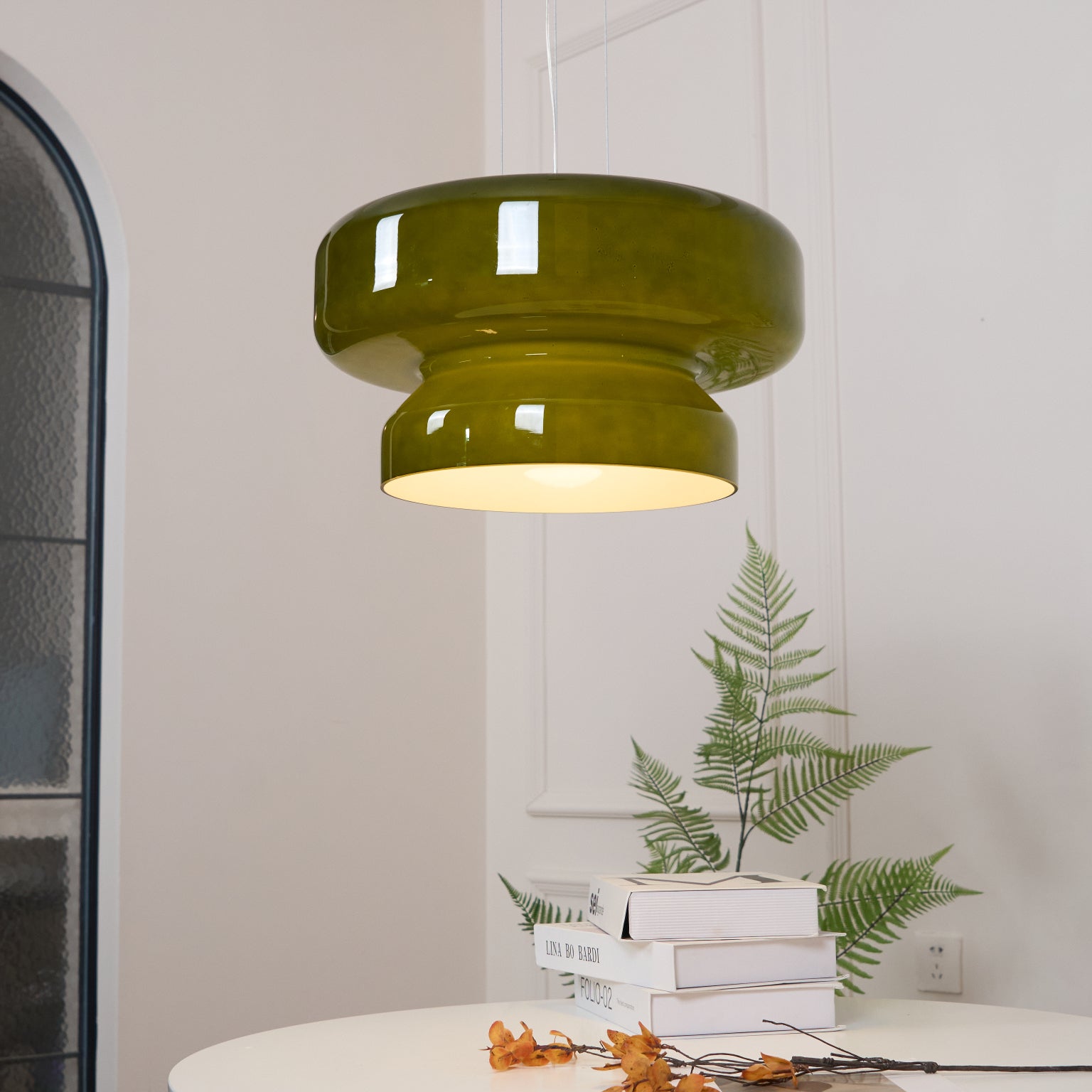 Suspension Verre Chrome Ambre Vert Violet E27 Boule Moderne Salon Chambre Salle à Manger | Restfield