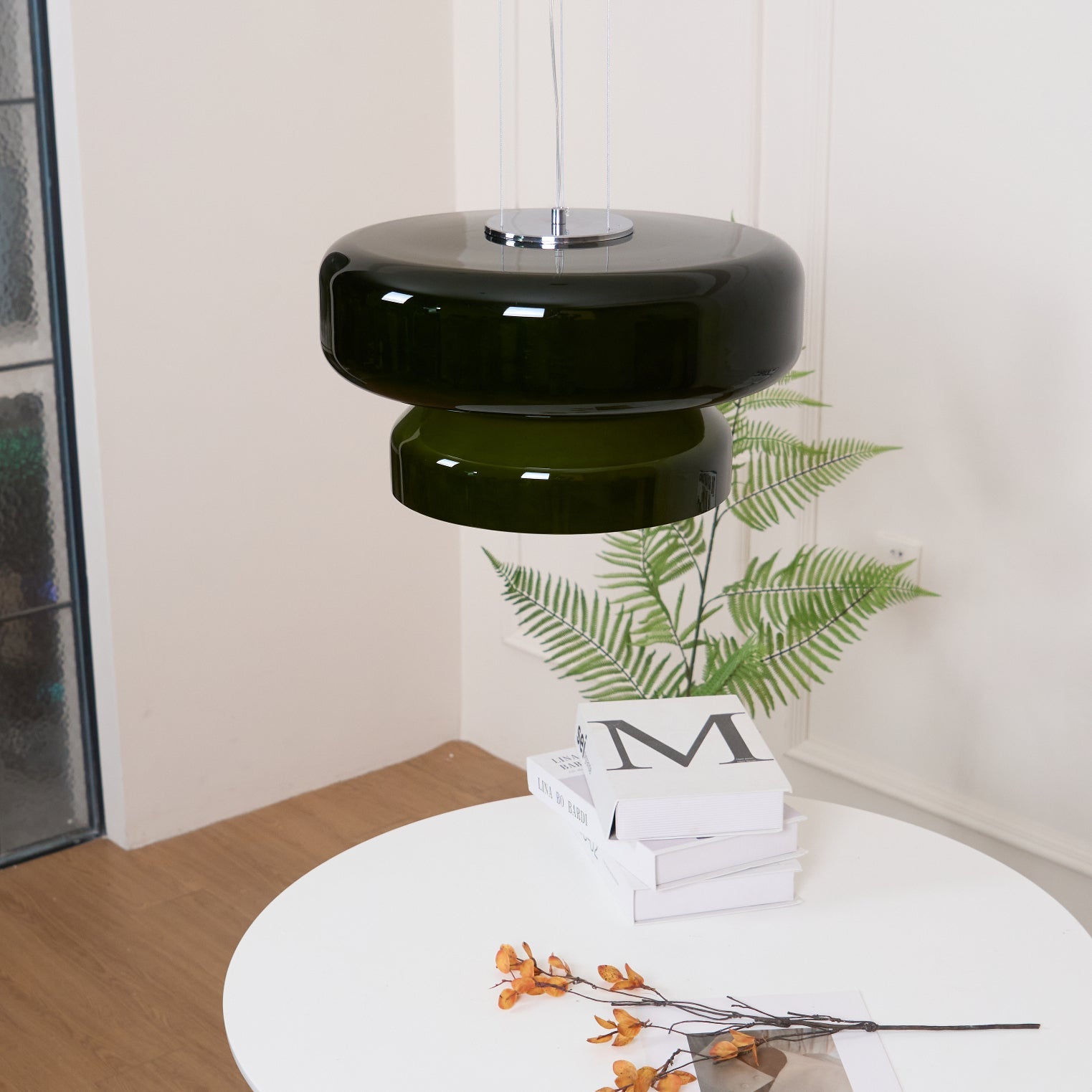 Suspension Verre Chrome Ambre Vert Violet E27 Boule Moderne Salon Chambre Salle à Manger | Restfield