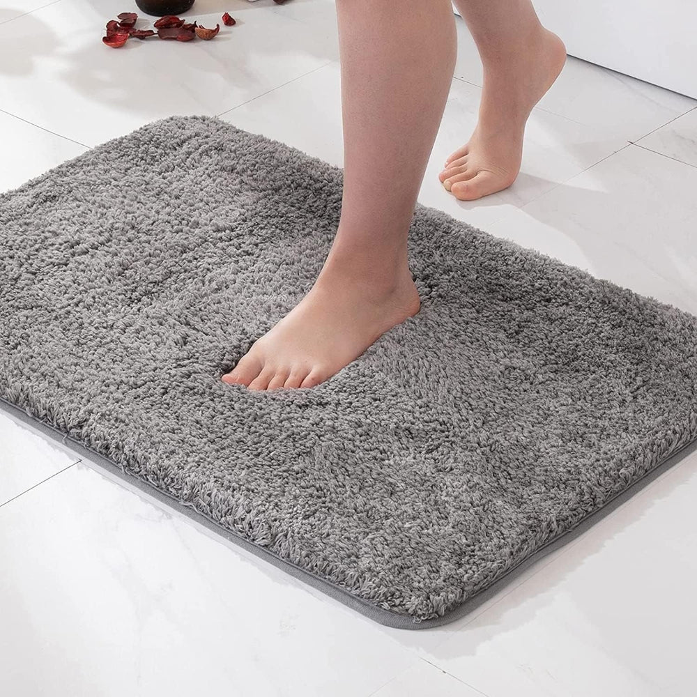 Zachte Pluche Badmat Antislip Microvezel Badkamermat Douchemat Sneldrogend Vloerkleed 40x60 50x80 60x90 | Sansoti